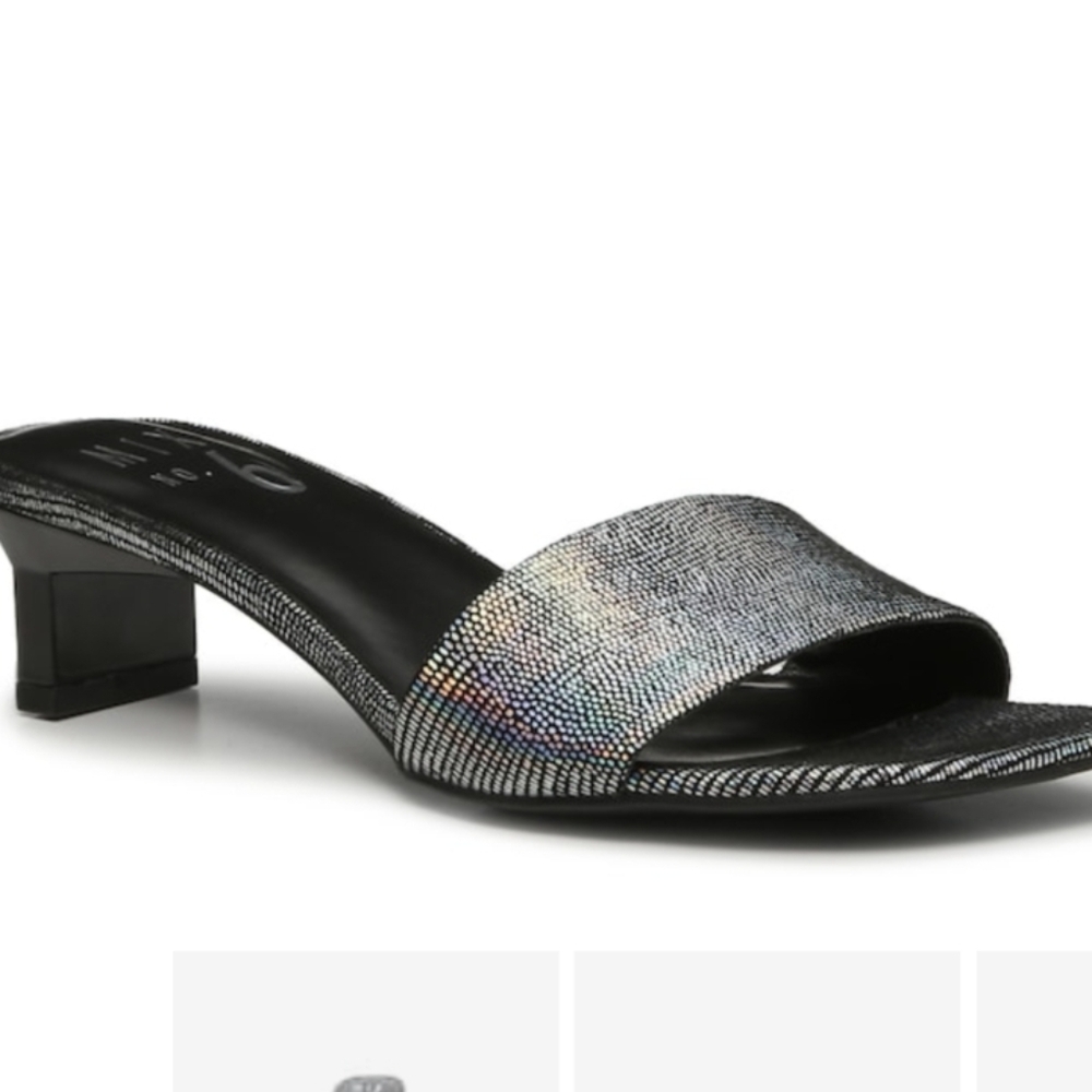 Mix No. 6 Silver Iridescent Sandals